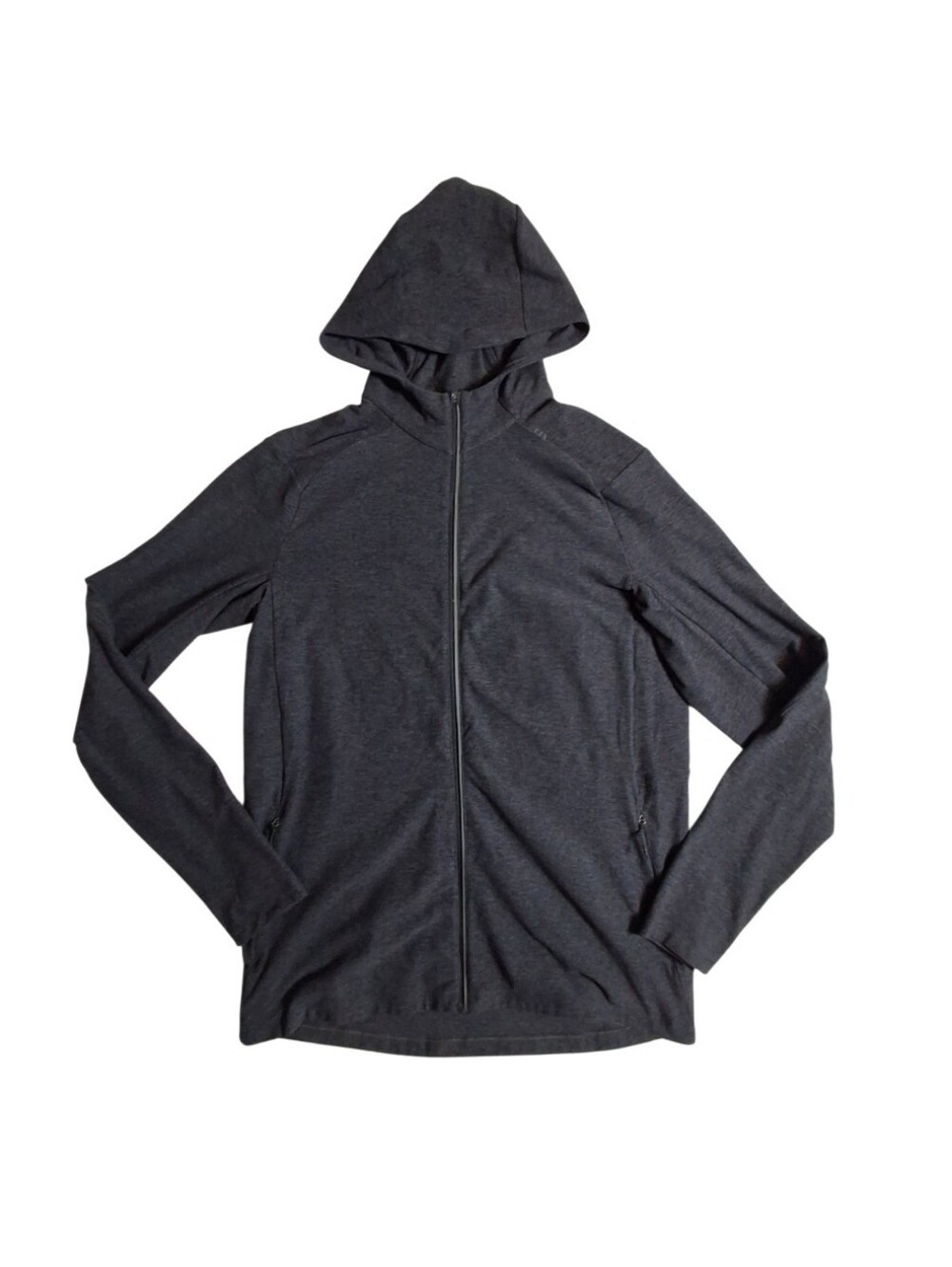 Lululemon Surge Warm Hoodie Mens Large Heathered Gray Full Zip